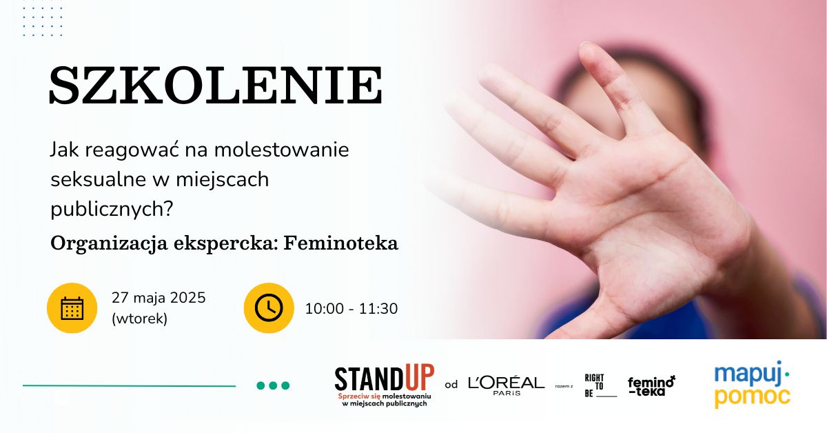 podniesiona dłoń w geście "stop"